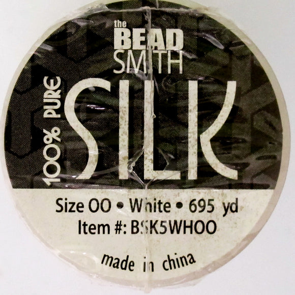 Silk Thread size 00 White 635metres