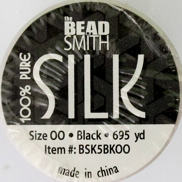 Silk Thread size 00 Black 635metres