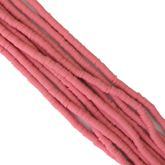 Clay 6mm heishi dark musk 40 cm