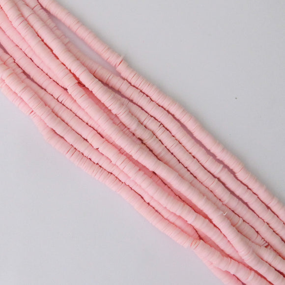 Clay 6mm heishi baby pink 40 cm