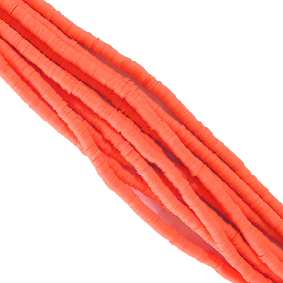 Clay 6mm heishi melon 40 cm