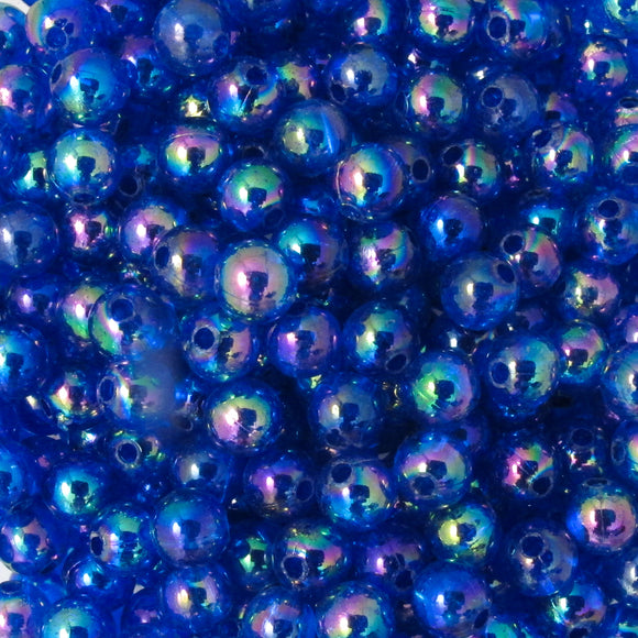 Plas 6mm rnd PERIWINKLE AB 200pcs