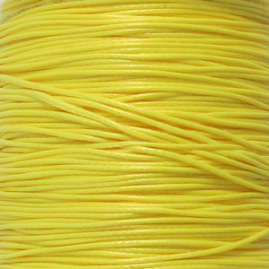 Cord 0.5mm round yellow 40mt