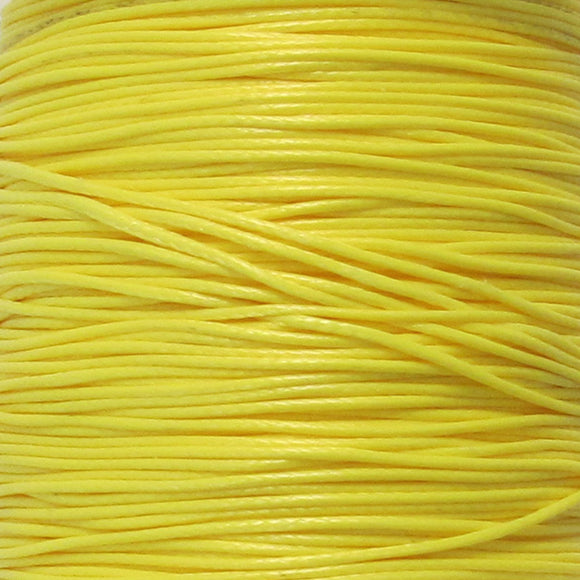 Cord 0.5mm round yellow 40mt