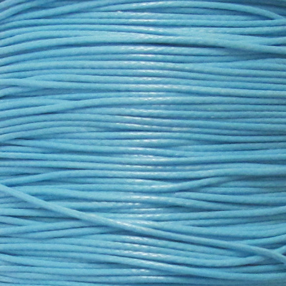 Cord 0.5mm round light blue 40mt