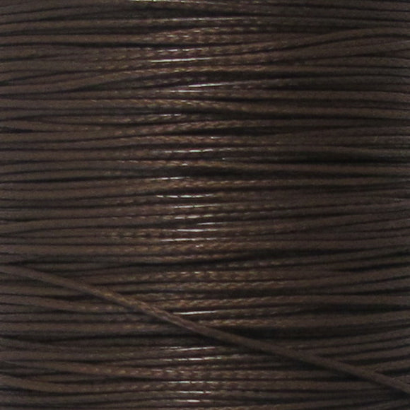 Cord 0.5mm round chocolate 40mt