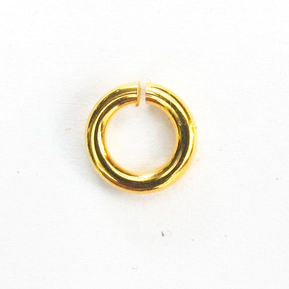 Metal 8x1.6mm jumpring NF gold 20pcs