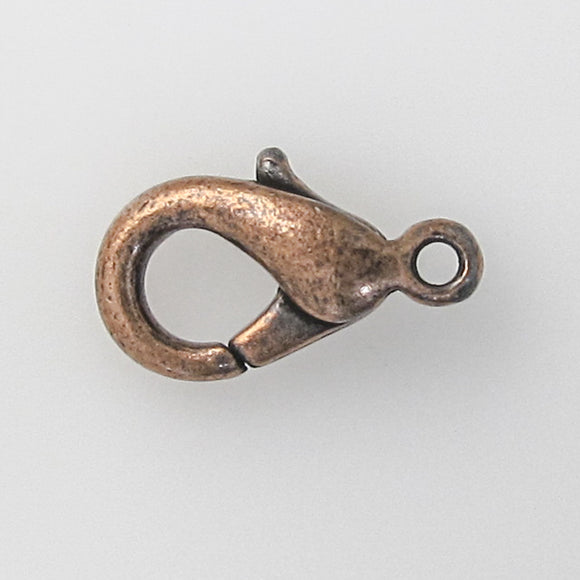 Metal 13mm parrot clasp NF ANT COP 50pcs