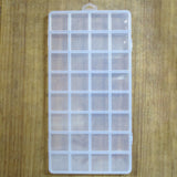 plas box 26x13x1.4cm shallow 32 comp 1p