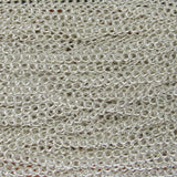 Sterling sil 2.5mm x 3mm flat curb 50cm