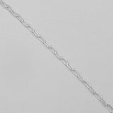 Sterling sil 5.5mm x 3mm flat rect 50cm