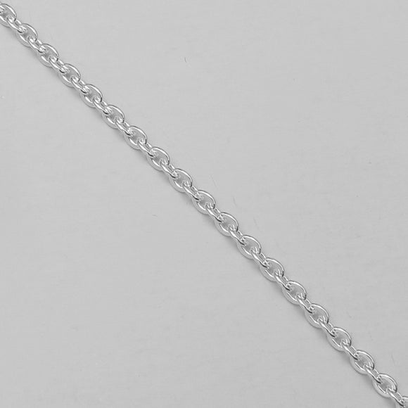 Sterling sil 3mm x 2.5mm cable oval 50cm