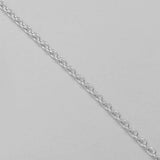 Sterling sil 3mm x 2.5mm cable oval 50cm