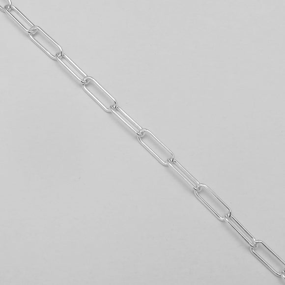 Sterling sil 11x3.5mm Paperclip 50cm