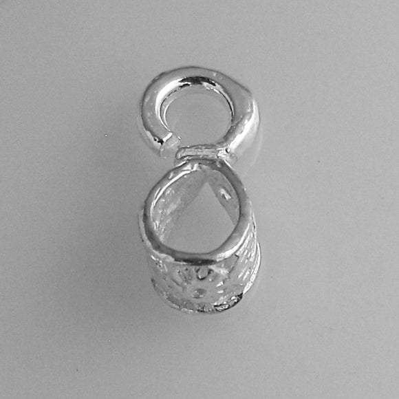 Sterling Sil 13mm bail filagree open 1pc