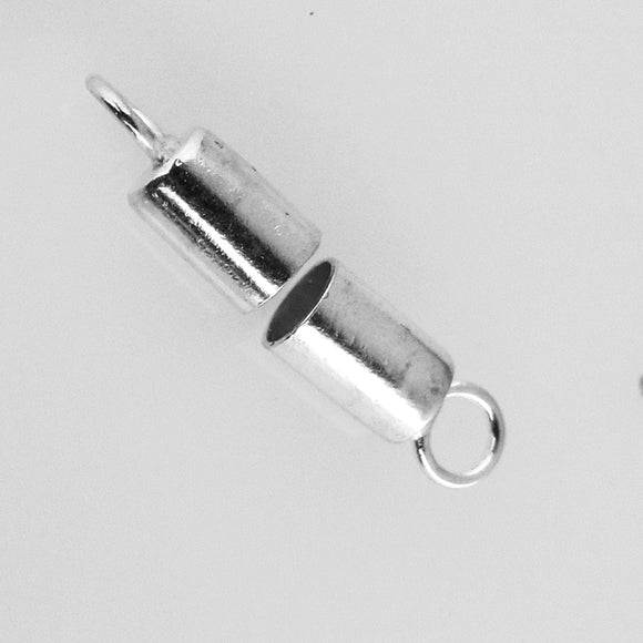 Sterling Silv 4mm end caps 2pcs