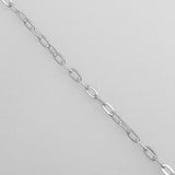 Sterling Sil 45cm 2.7mm H OVAL Neck/L 1p