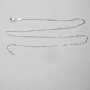Sterling Sil 40cm 1.8mm oval Neck/L 1p