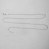 Sterling Sil 45cm 1.8mm oval Neck/L 1p