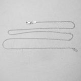 Sterling Sil 50cm 1.8mm oval Neck/L 1p