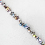 Semi prec 5x8mm nugget pastel mix 80cs