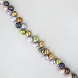 Semi prec 8x10mm nugget pastel mix 55pcs