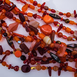 CZ multi mixed CZECH Orange 55+bead