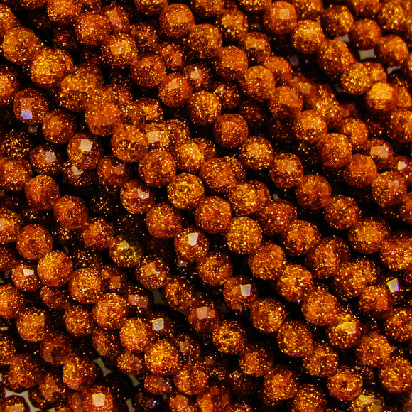 Semi Prec 3mm rnd F Goldstone ManMad 125