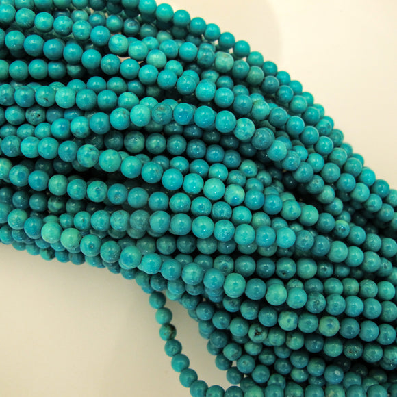 Semi Prec 4mm rnd hlite azure blue 95pc.