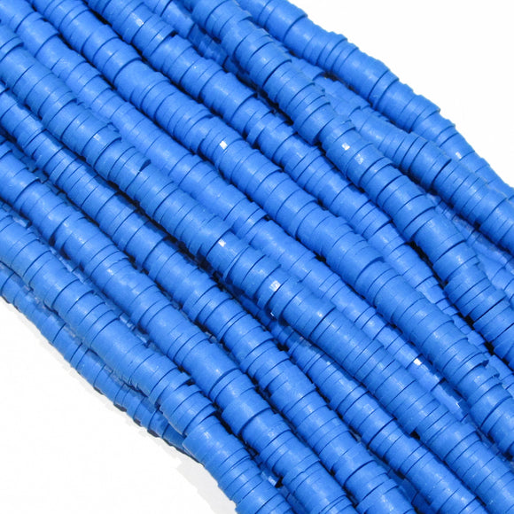 Clay 6mm heishi azure 40 cm