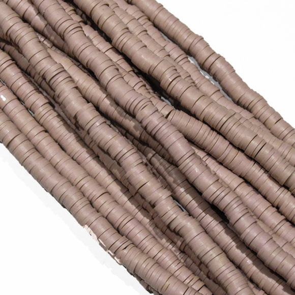 Clay 6mm heishi fawn 40 cm