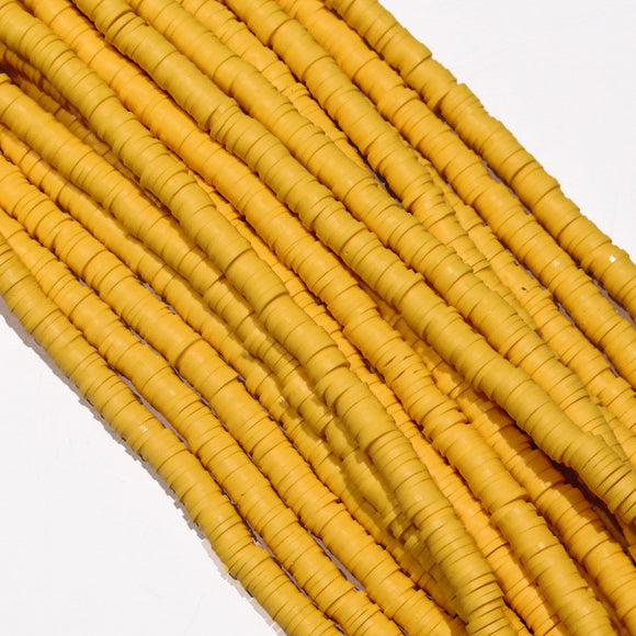 Clay 6mm heishi manderin 40 cm