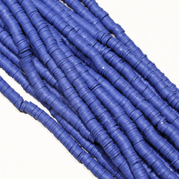 Clay 6mm heishi indigo 40 cm