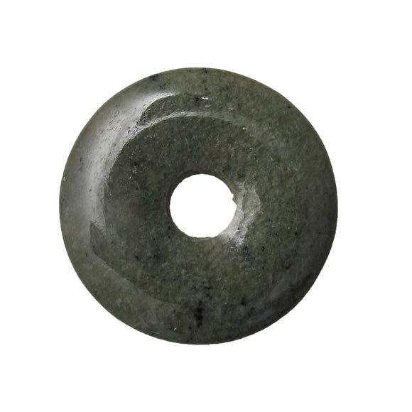 Semi Prec 28mm Donut lightgreen jaspe 1p