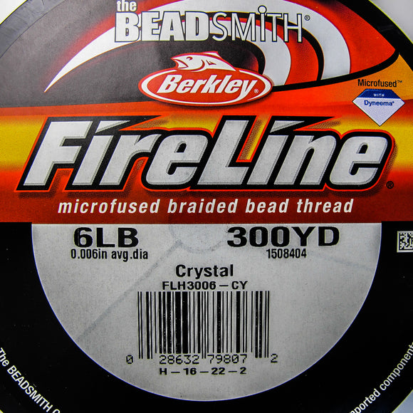 Fireline 0.1524mm 6 l.b crystal 274.3m
