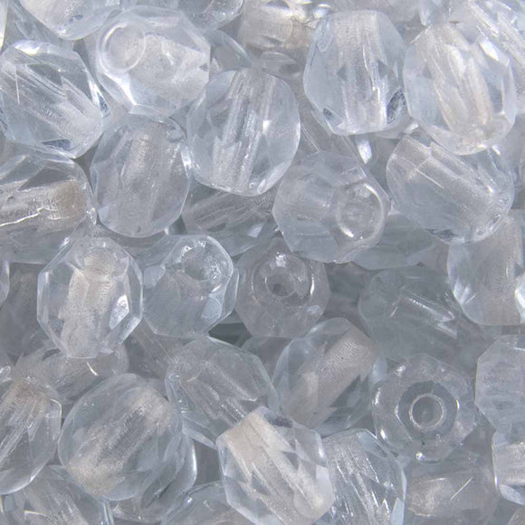 cz 4mm rnd fact lgt saph 50pc