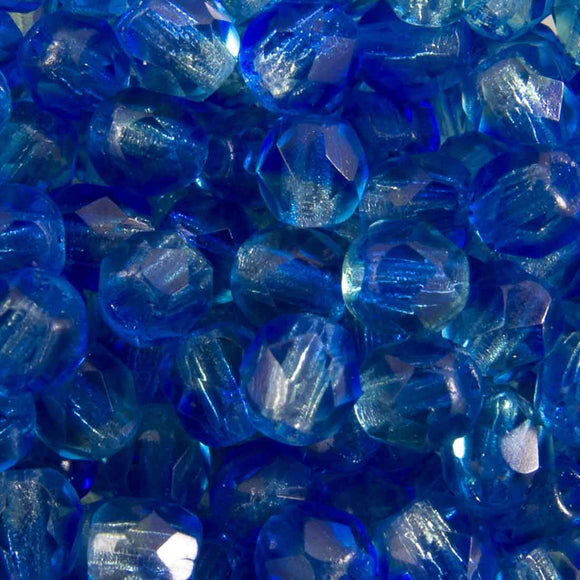 cz 4mm rd facet 2tone sapph/olive 50pcs