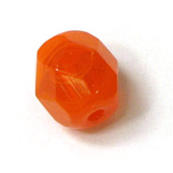 cz 6mm rnd facet milky hyacinth 25 pcs