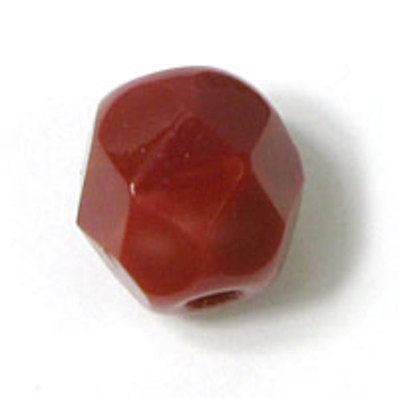 cz 6mm rd facet opaque siam 25pcs