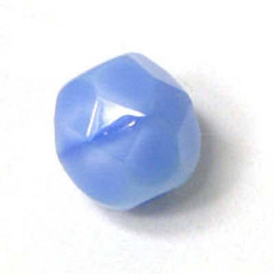 Cz 6mm rd facet opaque peri/sapph 25pcs