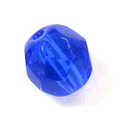 Cz 6mm rnd facet trns royal sapphire 25p