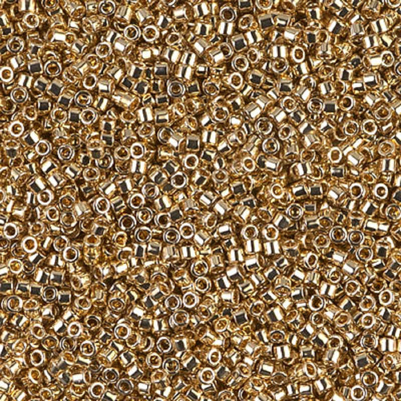 Delica Beads DB 34 24K LIGHT GOLD 5grams