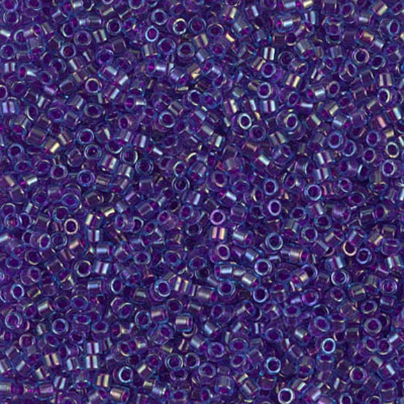 Delica DB 1755 inside dyed colour blue fuchsia 5g