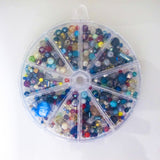 Bead kit 10 Compartment All Glass 400+pcs (NFD)