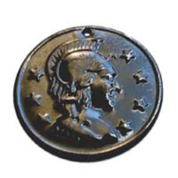 Metal 29mm coin head & 7stars black 100p NFD
