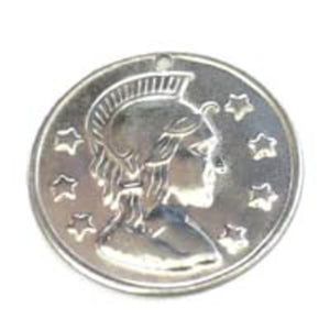 Metal 29mm coin head & 7stars sil 100p NFD