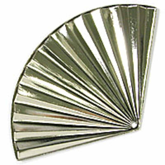 Metal casting 35x55mm rippld fan NKL 2p