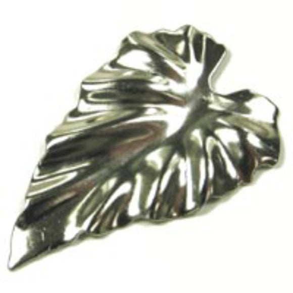Metal casting 65x40 ripple leaf nickle2p