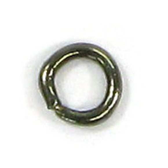 Metal 3mm x .6mm jumpring NF black 250p