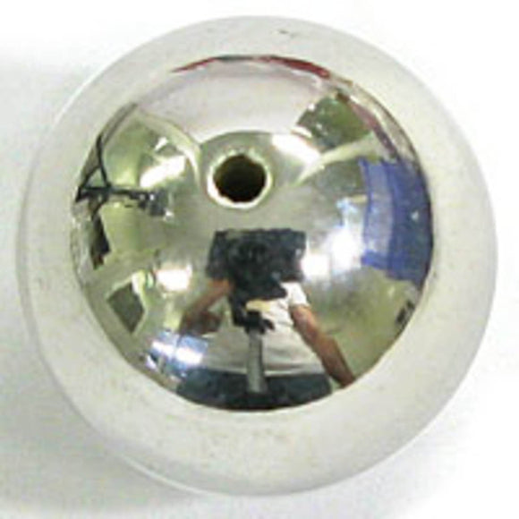 Plas 20mm rnd spacer silver 100pcs